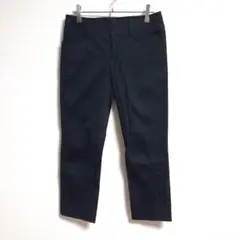 ✨美品✨ ヴァンドゥ－オクトーブル 36 パンツ クロップド丈 シンプル 濃紺