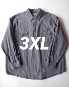 Carhartt カーハート　起毛 コットンシャツ　希少サイズ 【3XL】