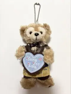 2012バレンタイン スウィートダッフィー ぬいぐるみバッジ キーホルダー