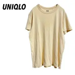 【ユニクロ】クルーネックTシャツ　カットソー　半袖　大きいサイズ　無地　XL