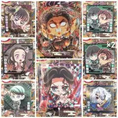 ♧鬼滅の刃♧7種9枚まとめ売り♧にふぉるめーしょん