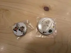 【福田美術館他】送料込み　伊藤若冲＋長沢芦雪　缶バッチセット　新品未開封