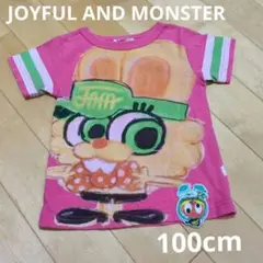 JOYFUL AND MONSTER ピンク Tシャツ 100cm