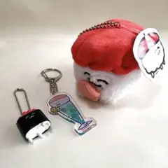 おしゅしだよ キーホルダー セット ぬいぐるみ アクキー 未使用 タグ付き