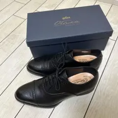 【美品】大塚製靴 黒レザー ドレスシューズ（25.5㎝〜26㎝）