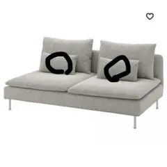 IKEA ソーデルハムン クッションカバー　フィーンスタホワイト