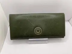 SELINE セリーヌ長財布 レザー グリーン