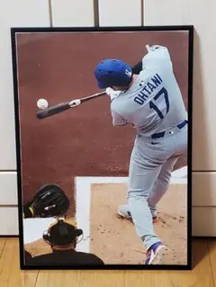 祝ドジャース大谷翔平 2024年MVP獲得！A3サイズポスターフレーム付き②