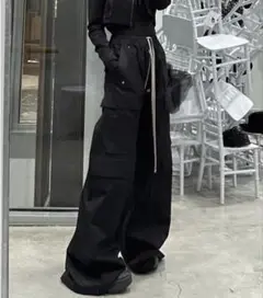 【即発送】RICK OWENS DRKSHDW風カーゴパンツ　opium