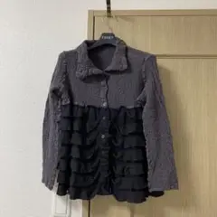 ミーイッセイミヤケカリフラワーカーディガン