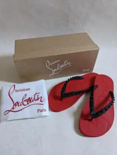 新品正規品 /Christian louboutin Loubi ビーチサンダル