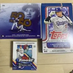 topps 大谷翔平　空箱　3箱