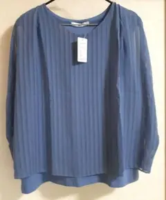 V⑩　シフォンブラウス ノースリーブ