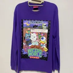 MISHKA SPOOKY CREW LONGSLEEVE 紫色　Mサイズ