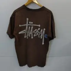 OLD STUSSY 紺タグ 90s USA ロゴ Tシャツ フェード