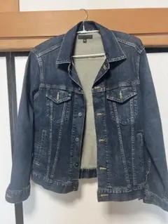 Lサイズ ダークブルー デニムジャケット