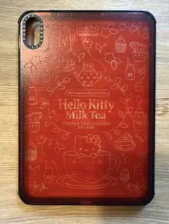 Hello Kittyデザインのミルクティーをテーマにしたケースカバー2種類