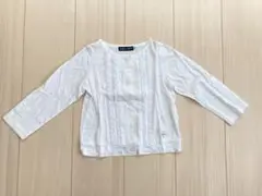 べべ　薄手カーディガン　フリル付き