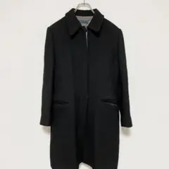 【Ships】ジップス ロングコート コート 黒 膝丈 レディース 冬 F