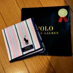 【新品】POLO RALPH LAUREN ストライプハンカチ