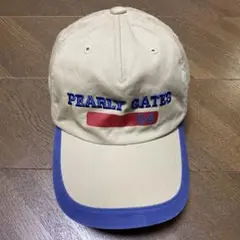 【PEARLY GATES】パーリーゲイツ　ゴルフキャップ　ベージュ　フリー