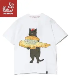 【新品未使用】ゴースローキャラバン　ドムドム×gsc バーガー　猫　Tシャツ　M
