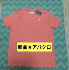 新品★abercrombie Tシャツ 15/16（160cm） オレンジ