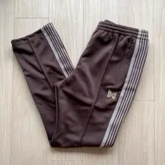 美品 needles トラックパンツ ナロー ブラウン ベージュ