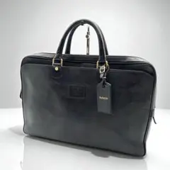 バーバリー　BURBERRY　レザービジネスバッグ　ハンドバッグ　フォーマル　黒