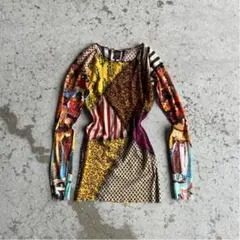 jean paul gaultier パワーネット ツギハギ パッチワーク
