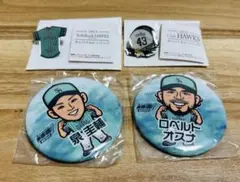 福岡ソフトバンクホークス 選手バッジ 4点セット