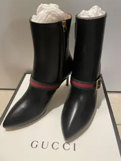 週末限定値下げGUCCIブーツ37ハーフ