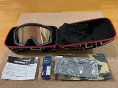 スキー スノボー SWANS モーターファン付防曇 ゴーグル HELI-PDBS