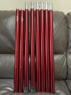 soomloom タープ用ポール2本 240cm〜280cm 外径33mm
