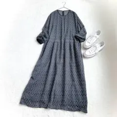 【訳アリ特価】irise イリゼ　コットン100% 総柄ワンピース　サイズ2