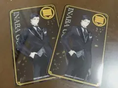 刀剣乱舞 とうらぶ 稲葉江 祝装箔押しクリアカード 大本丸博
