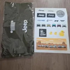 ジープ　ボックスティッシュカバー　ステッカー