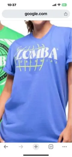 ZUMBA Tシャツ 正規品　　　 新品・未使用