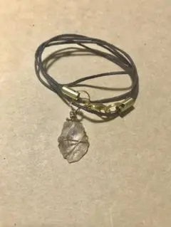 ハンドメイド　ネックレス　乙女鉱山産水晶