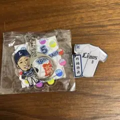 【新品未開封】外崎修汰 アクリルキーホルダー 西武ライオンズ ビジター宮城限定
