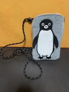 【開封済み、未使用品】Suicaペンギン スマホショルダーバッググレー（付録）