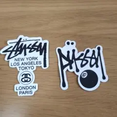 STUSSY　ステッカー2枚セット