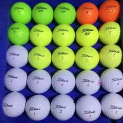 ゴルフボール　ロストボール　25個　タイトリスト