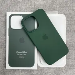「新品未使用」iPhone 13 Pro シリコンケース ダークグリーン