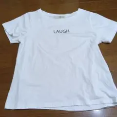 ガリャルダガランテ/ホワイト Tシャツ LAUGH フリーサイズ