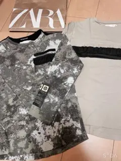 ZARAキッズ 長袖Tシャツ2枚組 size7(122cm)