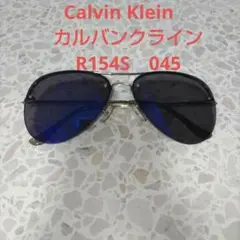 Calvin Klein　R154S　045 アビエイター ブルー ミラー
