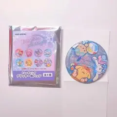 サンリオ ナイトパーティ シークレットグリッター缶バッジ