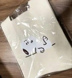 スヌーピー　マルシェバッグ　ニット　トートバッグ