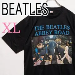 【新品】 ロック ビートルズ アビーロード 半袖Tシャツ XL 黒 ロック